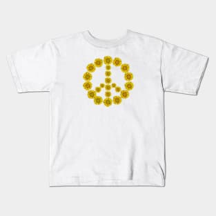 Sunflower peace Kids T-Shirt